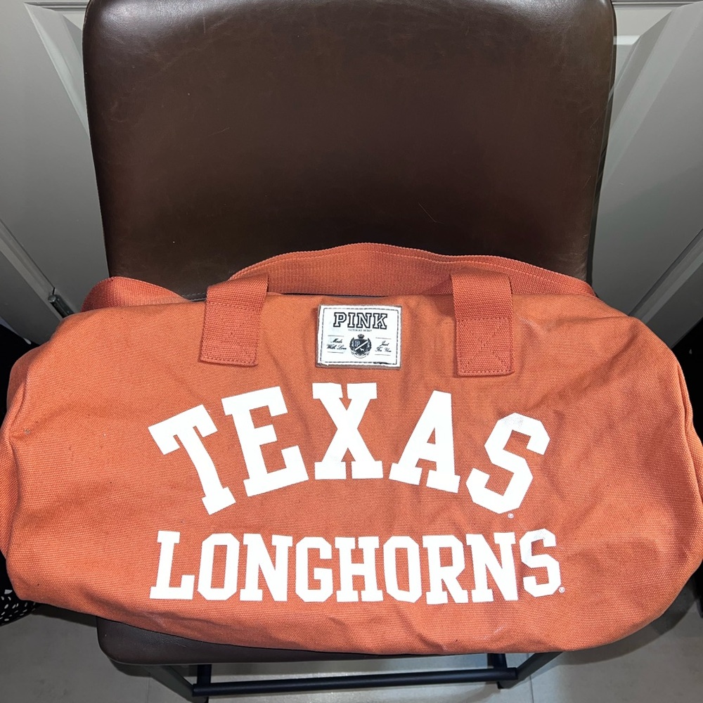 Victoria’s Secret PINK Texas Longhorns Duffle Bag